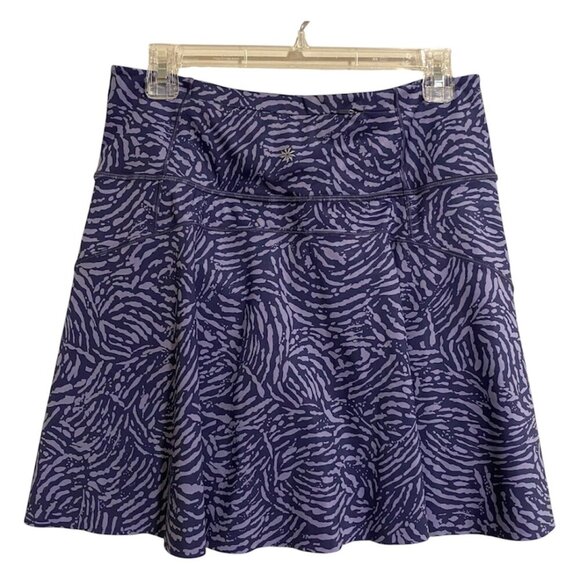 Athleta Lavender and Purple Ace Printed Tennis Skort (Women's Medium) - Picture 4 of 8